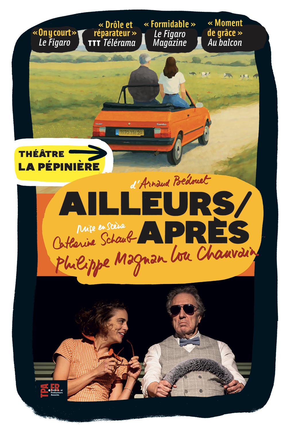 Affiche du spectacle  AILLEURS / APRES