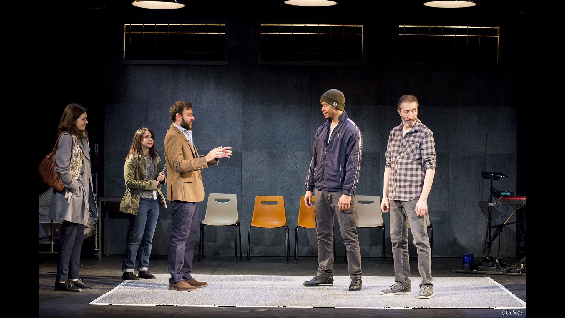 photo de scène de spectacle INTRA MUROS au Théâtre La Pépinière
