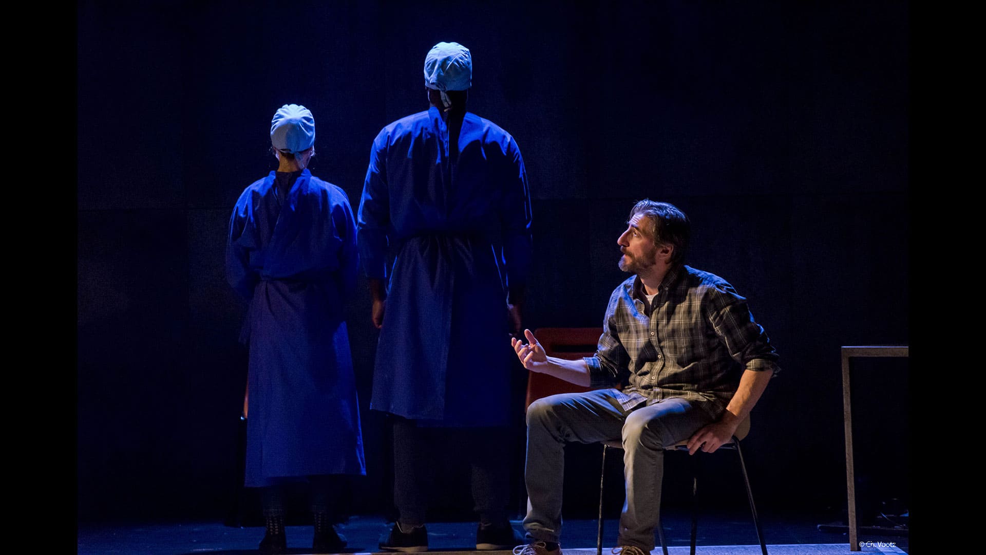 photo de scène de spectacle INTRA MUROS au Théâtre La Pépinière
