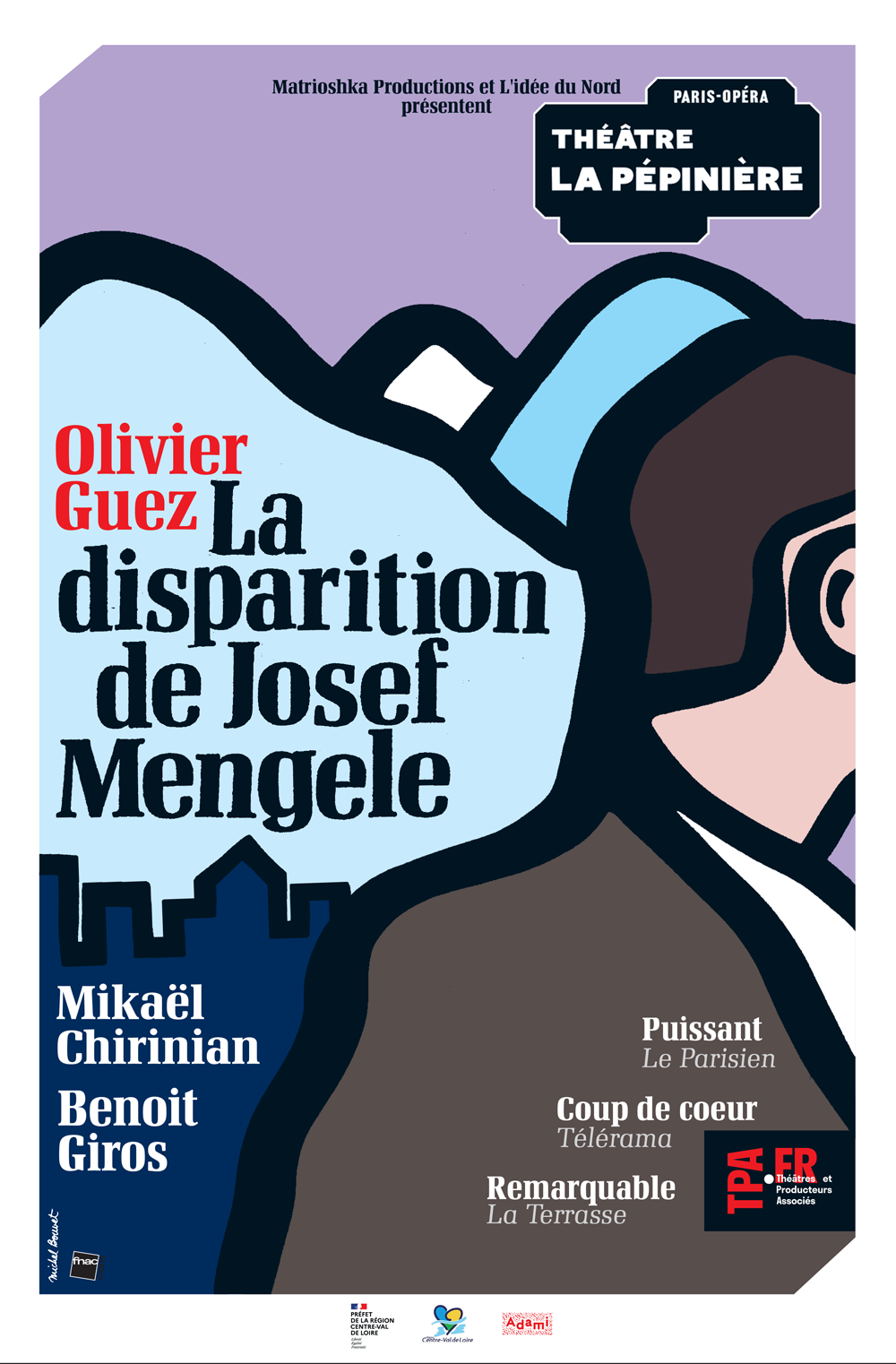 Affiche du spectacle La disparition de Josef Mengele