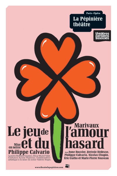 Affiche du spectacle Le jeu de l'amour et du hasard