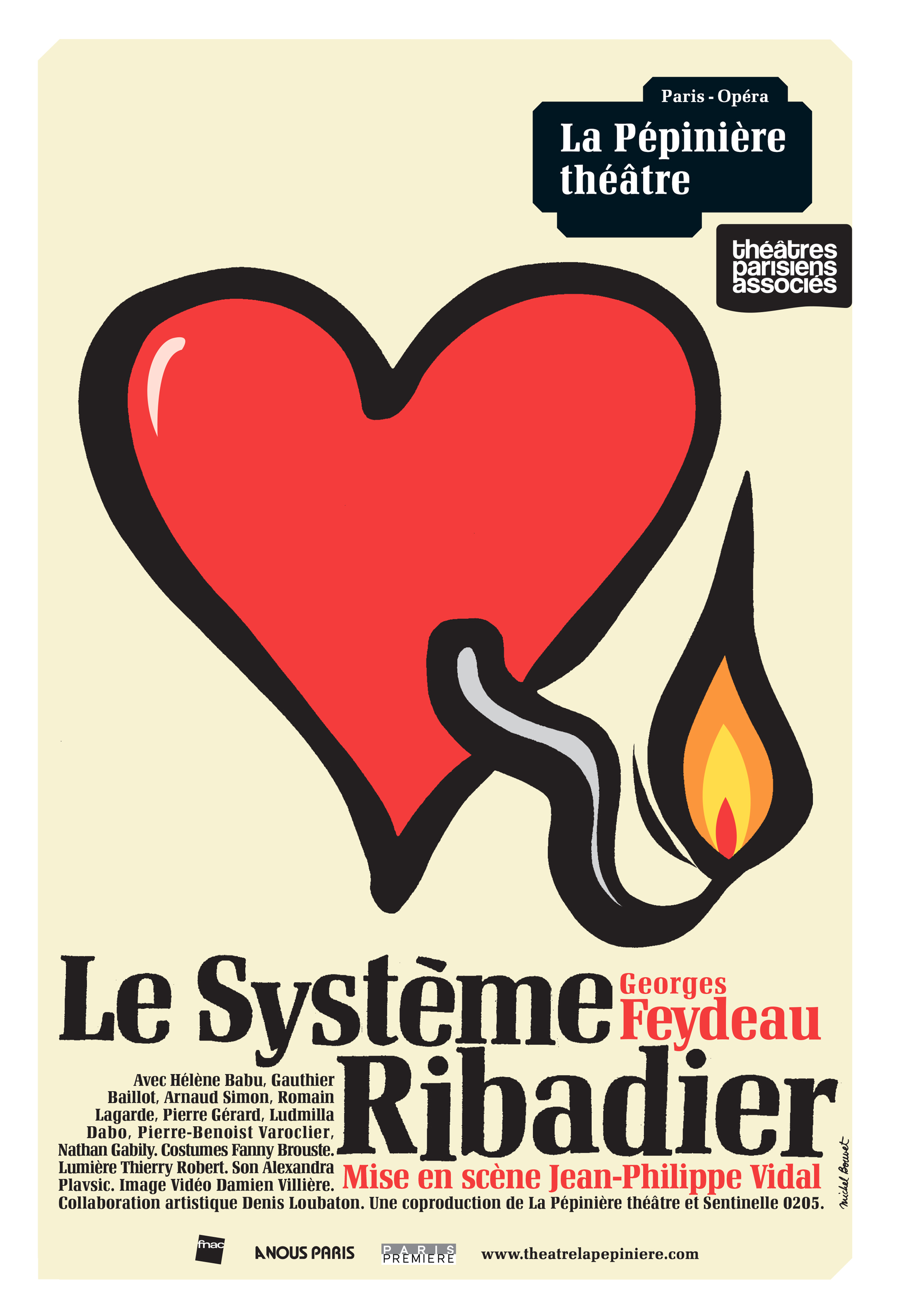 Affiche du spectacle Le Système Ribadier